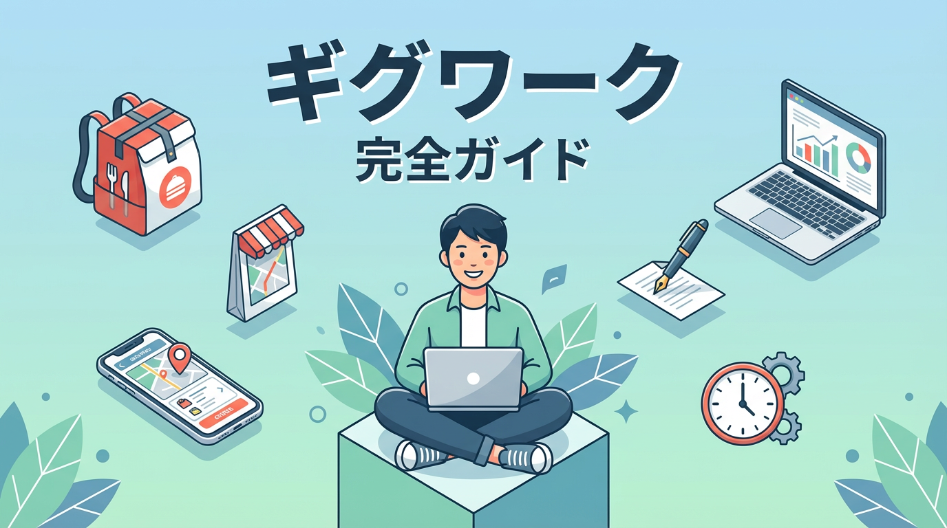 ギグワークとは?スポットワークとの違い・おすすめサービス比較
